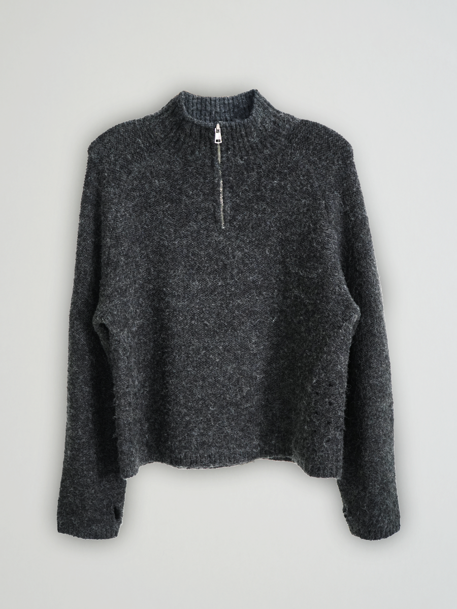Vented Quarter-Zip - Ash – OrdinaryPractice
